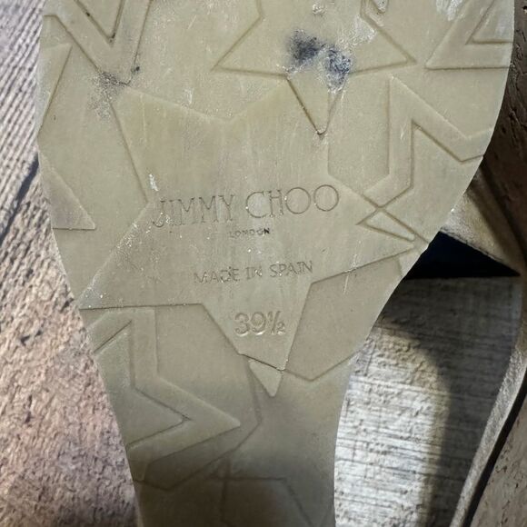 Jimmy choo suede cork wedges 39.5 - Picture 7 of 15